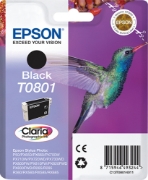 Picture of Epson Hummingbird Singlepack Black T0801 Claria Photographic Ink