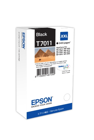 Picture of Epson Ink Cartridge XXL Black 3.4k
