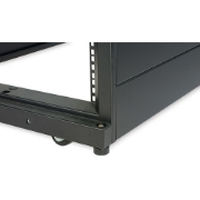 Picture of APC NetShelter SX, Networking Rack Enclosure, 42U, Black, 1991H x 750W x 1070D mm with Casters, Feet, Vertical Cable Managers, Side Panels
