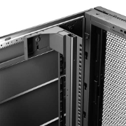 Picture of APC NetShelter SX, Networking Rack Enclosure, 42U, Black, 1991H x 750W x 1070D mm with Casters, Feet, Vertical Cable Managers, Side Panels