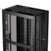 Picture of APC NetShelter SX, Networking Rack Enclosure, 42U, Black, 1991H x 750W x 1070D mm with Casters, Feet, Vertical Cable Managers, Side Panels