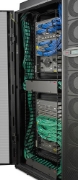 Picture of APC NetShelter SX, Networking Rack Enclosure, 42U, Black, 1991H x 750W x 1070D mm with Casters, Feet, Vertical Cable Managers, Side Panels