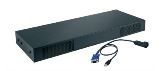 Picture of Lenovo 1754A1X KVM switch Rack mounting Black
