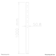Picture of Neomounts FPMA-CP100 Extension pole TV ceiling mount - h 100 cm