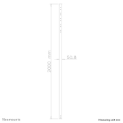 Picture of Neomounts FPMA-CP200 Extension pole TV ceiling mount - h 200 cm