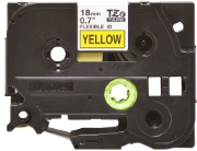 Picture of Brother TZE-FX641 label-making tape Black on yellow TZ