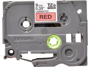 Picture of Brother TZE-421 label-making tape Black on red