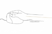 Picture of BakkerElkhuizen Evoluent4 mouse Office Left-hand Laser 2600 DPI