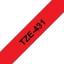 Picture of Brother TZE-431 label-making tape Black on red