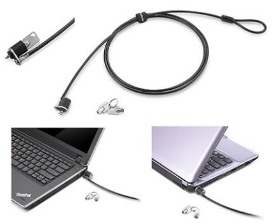 Picture of Lenovo 57Y4303 cable lock Black, Silver 1.52 m