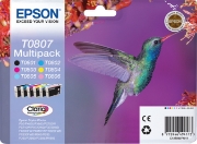 Picture of Epson Hummingbird Multipack 6-colours T0807 Claria Photographic Ink