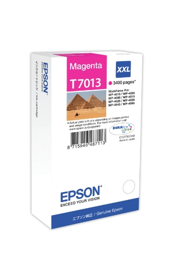Picture of Epson Ink Cartridge XXL Magenta 3.4k