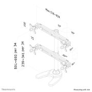 Picture of Neomounts FPMA-D700DD4 Monitor stand 19-30"