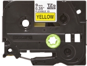 Picture of Brother TZE-FX621 label-making tape Black on yellow