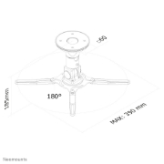Picture of Neomounts BEAMER-C50 Beamer ceiling mount - h 18,5 cm - full motion