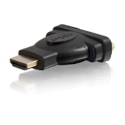 Picture of C2G 80348 cable gender changer HDMI DVI-I Black