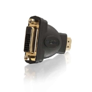 Picture of C2G 80348 cable gender changer HDMI DVI-I Black