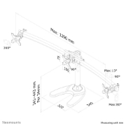 Picture of Neomounts FPMA-D700DD3 Monitor stand 10-27"