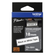 Picture of Brother TZE-S241 label-making tape Black on white TZ