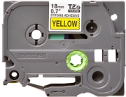 Picture of Brother TZE-S641 label-making tape Black on yellow TZ