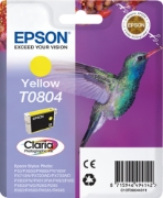 Picture of Epson Hummingbird Singlepack Yellow T0804 Claria Photographic Ink