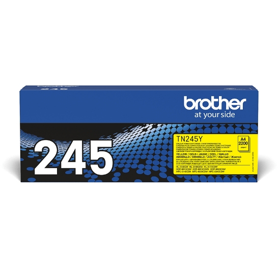 Picture of Brother TN-245Y toner cartridge 1 pc(s) Original Yellow