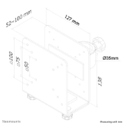 Picture of Neomounts THINCLIENT-10 Mini PC holder - max 10 kg - universal