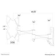 Picture of Neomounts FPMA-W835 Monitor/TV mount wall 10-40" - full motion