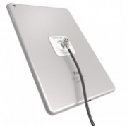 Picture of Compulocks Universal Tablet Lock Plate with Keyed Cable Lock Black