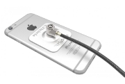 Picture of Compulocks Universal Tablet Lock Plate with Keyed Cable Lock Black