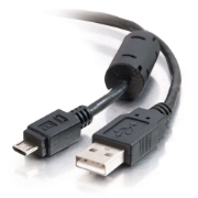 Picture of C2G 1.0m USB 2.0 USB cable 1 m USB A Micro-USB B Black