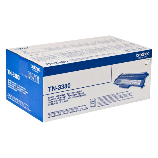 Picture of Brother TN-3380 toner cartridge 1 pc(s) Original Black