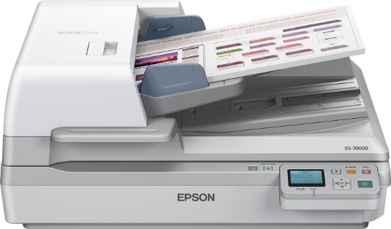 Picture of Epson WorkForce DS-70000N Flatbed & ADF scanner 600 x 600 DPI A3 Gray