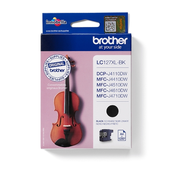 Picture of Brother LC127XLBK ink cartridge 1 pc(s) Original Black