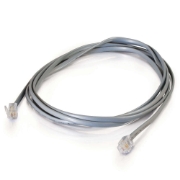 Picture of C2G 10m RJ11 6P4C Straight Modular Cable signal cable Grey