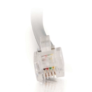 Picture of C2G 10m RJ11 6P4C Straight Modular Cable signal cable Grey