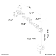 Picture of Neomounts FPMA-D935G Monitor arm 10-30"