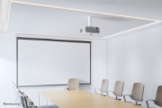 Picture of Neomounts BEAMER-C80WHITE Beamer ceiling mount - h 13-20 cm - full motion