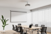 Picture of Neomounts BEAMER-C80WHITE Beamer ceiling mount - h 13-20 cm - full motion