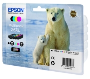 Picture of Epson Polar bear Multipack 4-colours 26XL Claria Premium Ink