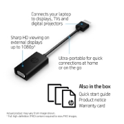 Picture of HP HDMI to VGA Adapter