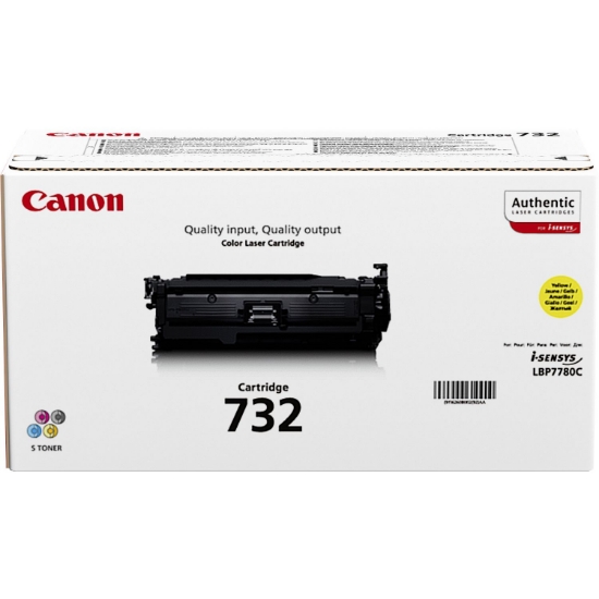 Picture of Canon 732Y toner cartridge 1 pc(s) Original Yellow