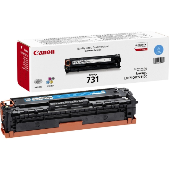 Picture of Canon 731 toner cartridge 1 pc(s) Original Cyan