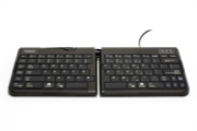 Picture of BakkerElkhuizen Goldtouch Travel Go2 Wired keyboard Office USB QWERTY UK English Black