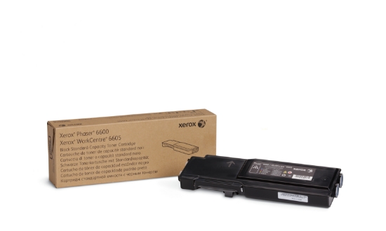Picture of Xerox Genuine Phaser™ 6600, WorkCentre™ 6605 Black Standard capacity Toner Cartridge