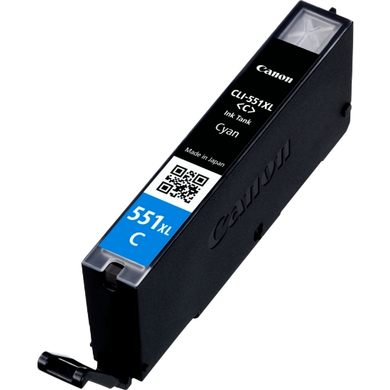 Picture of Canon CLI-551XL High Yield Cyan Ink Cartridge