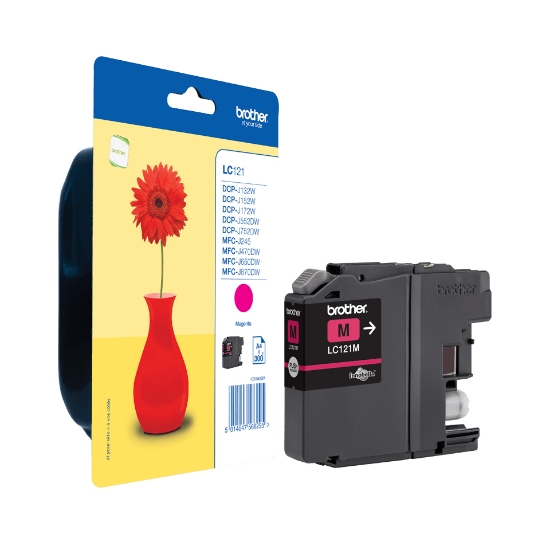 Picture of Brother LC121MBP ink cartridge 1 pc(s) Original Magenta