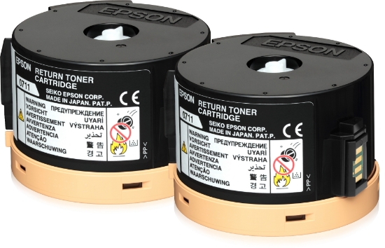 Picture of Epson Double Return Toner Cartridge Pack 2 x 2.5k
