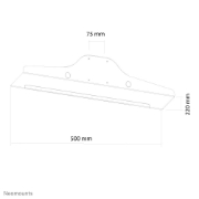 Picture of Neomounts KEYB-V050 Keyboard/mouse shelf - w 50 cm