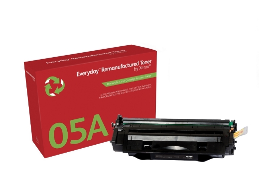 Picture of Everyday ™ Mono Remanufactured Toner by Xerox compatible with HP 05A (CE505A), Standard capacity
